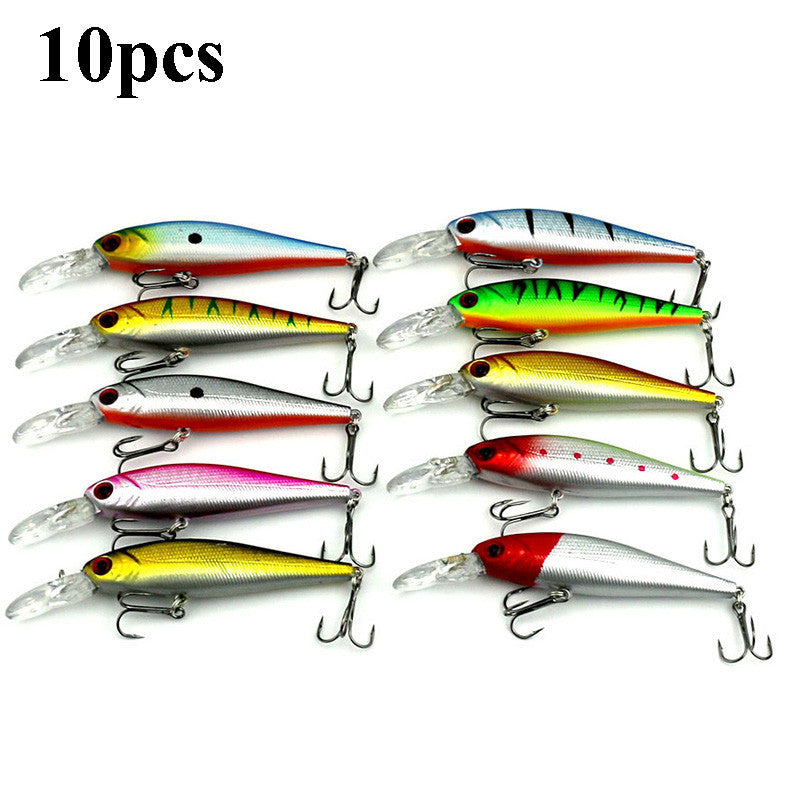 56PCS Fishing Set Lure Bait Fake Bait Fishing Gear Fake Bait