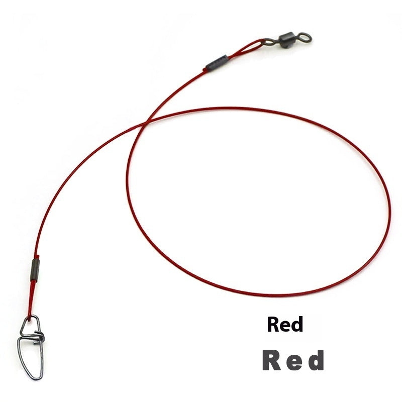 Anti-bite Steel Wire Fishing Gear Accessories Steel Wire Double Buckle Pin