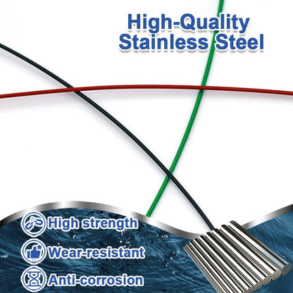 Anti-bite Steel Wire Fishing Gear Accessories Steel Wire Double Buckle Pin