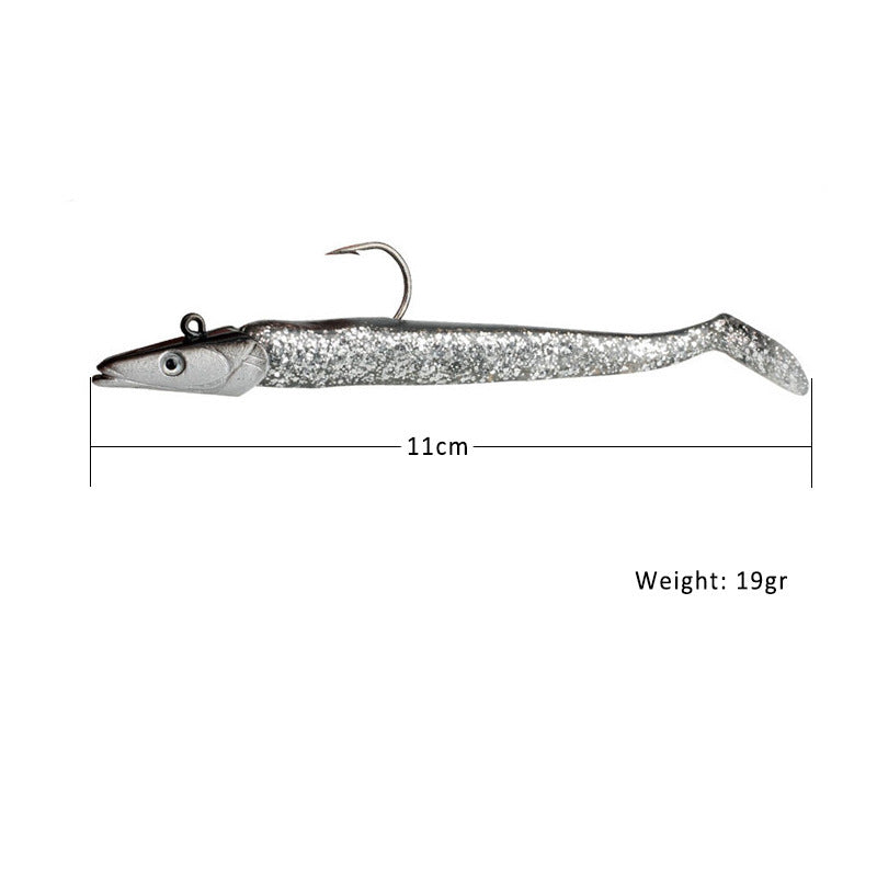 Tossing Sea Fishing Jig Hook Soft Fish Soft Bait