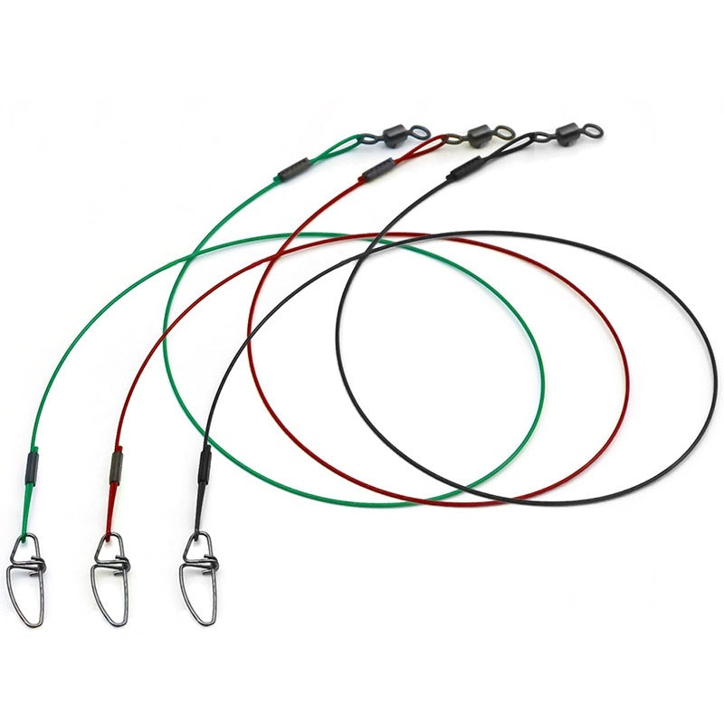 Anti-bite Steel Wire Fishing Gear Accessories Steel Wire Double Buckle Pin